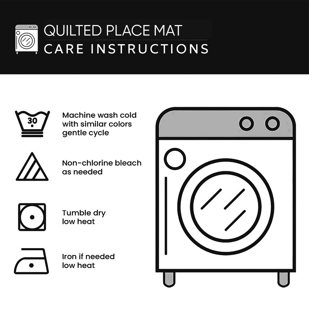 Blooming Cross Grace Custom Shape Quilted Placemat GFTONPT669