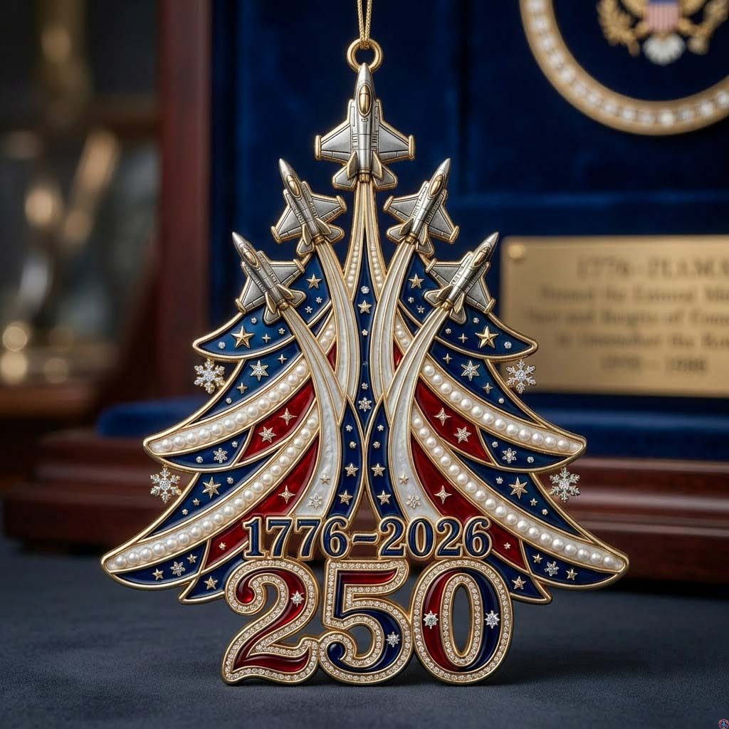 Flight 250 Christmas Mica Ornament GDTONTD2054