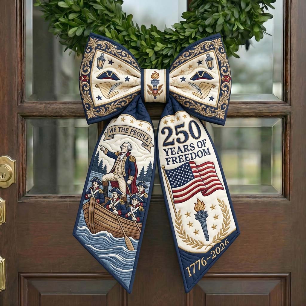 We The People Quilted Wreath Sash GDTONTD669