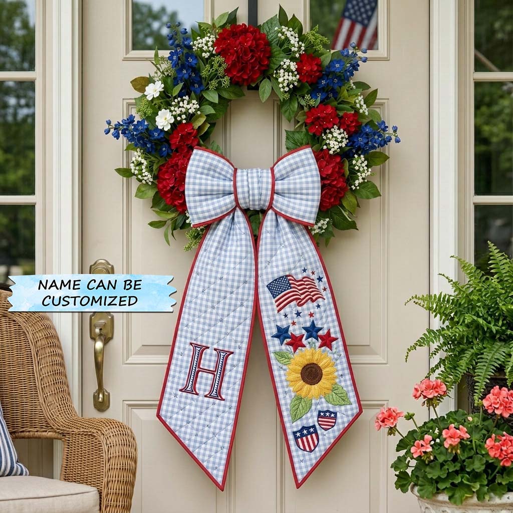 Sunflower Pride Quilted Wreath Sash QTCUZ GDTONTD703