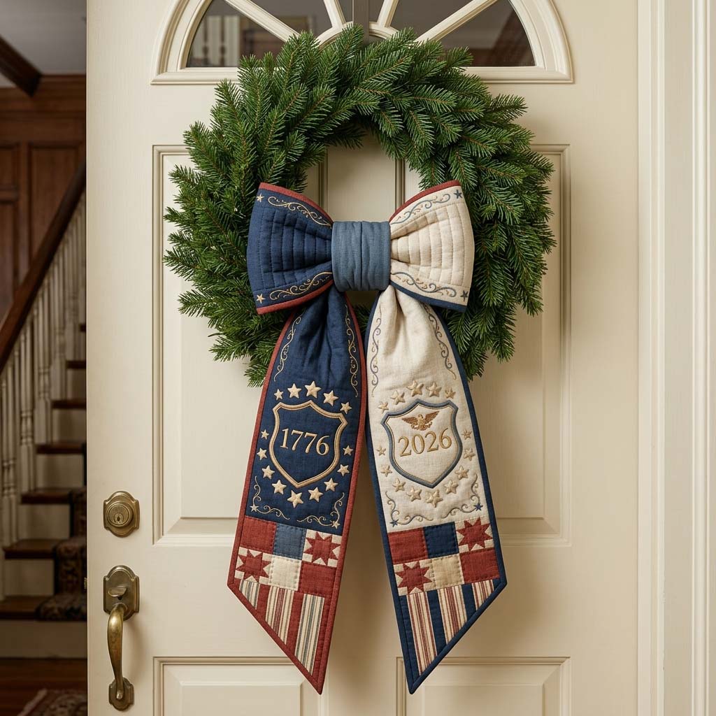 Heritage Stars Quilted Wreath Sash GDTONTD706