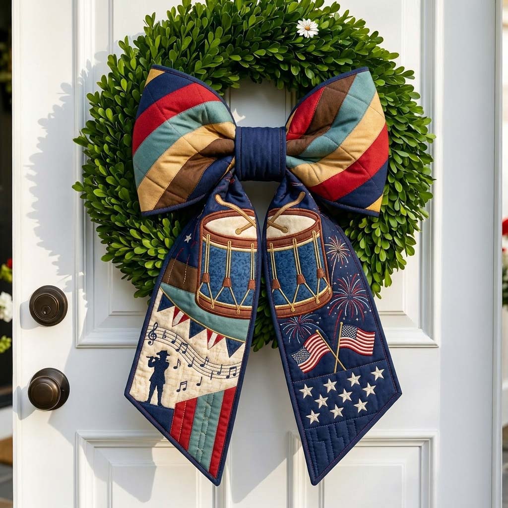 Liberty Parade Quilted Wreath Sash GDTONTD770