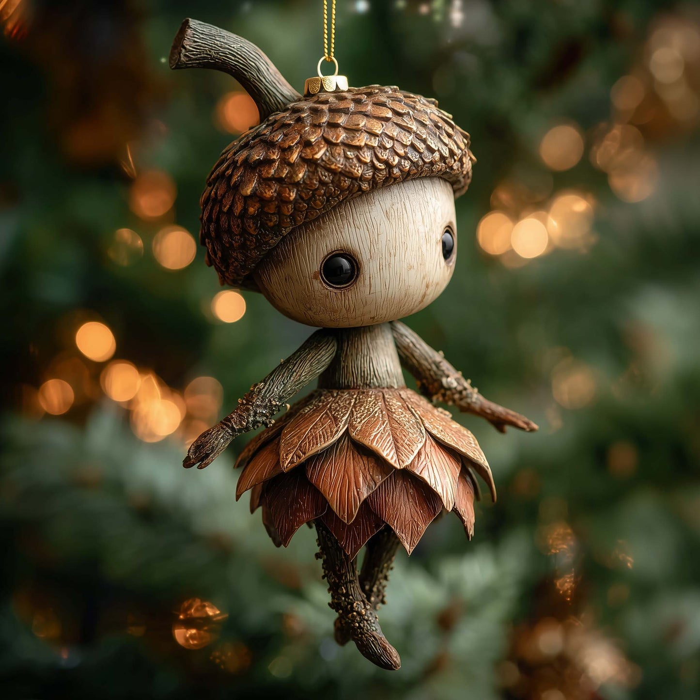 Woodland Pixie Christmas Mica Ornament GFSPTG175