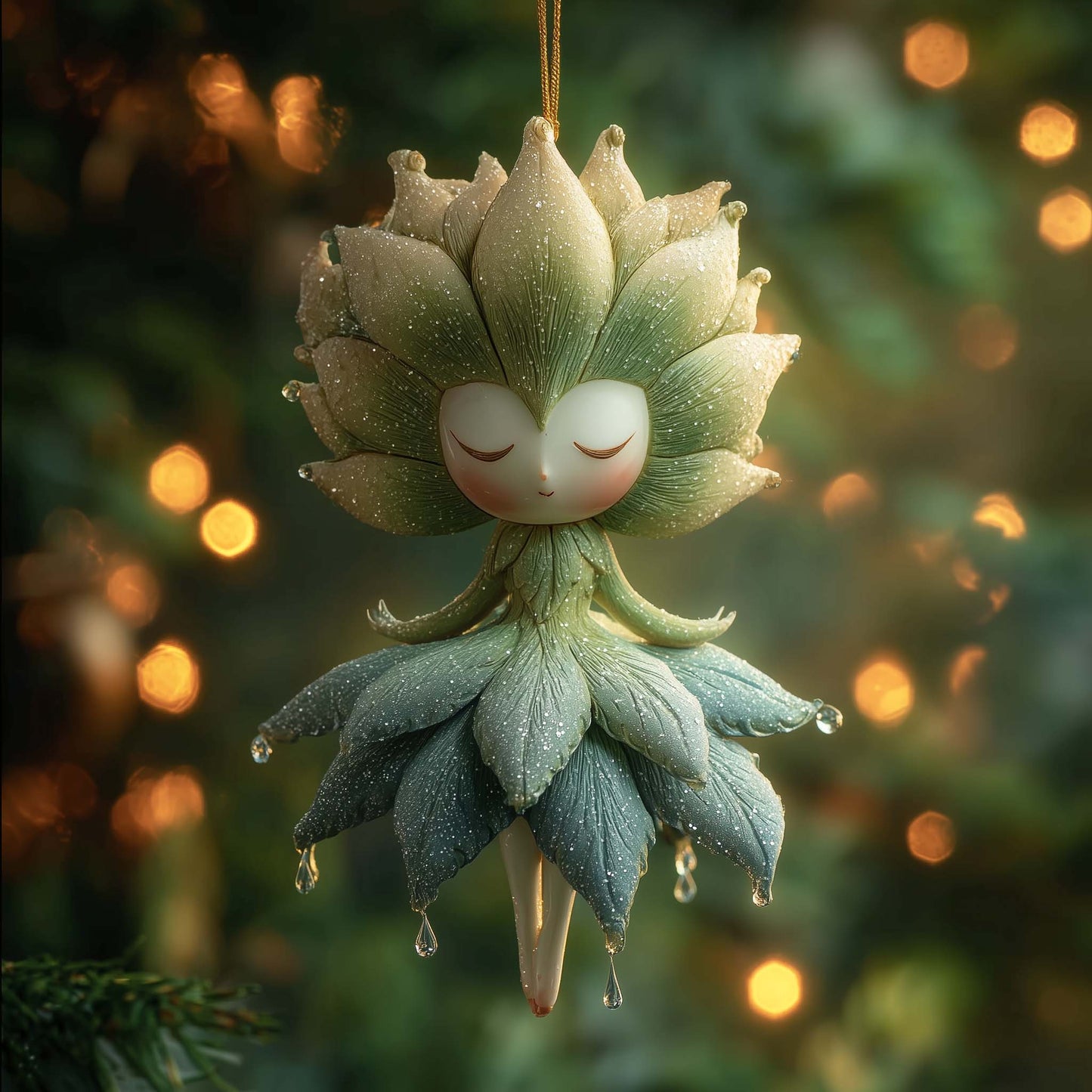 Woodland Pixie Christmas Mica Ornament GFSPTG176
