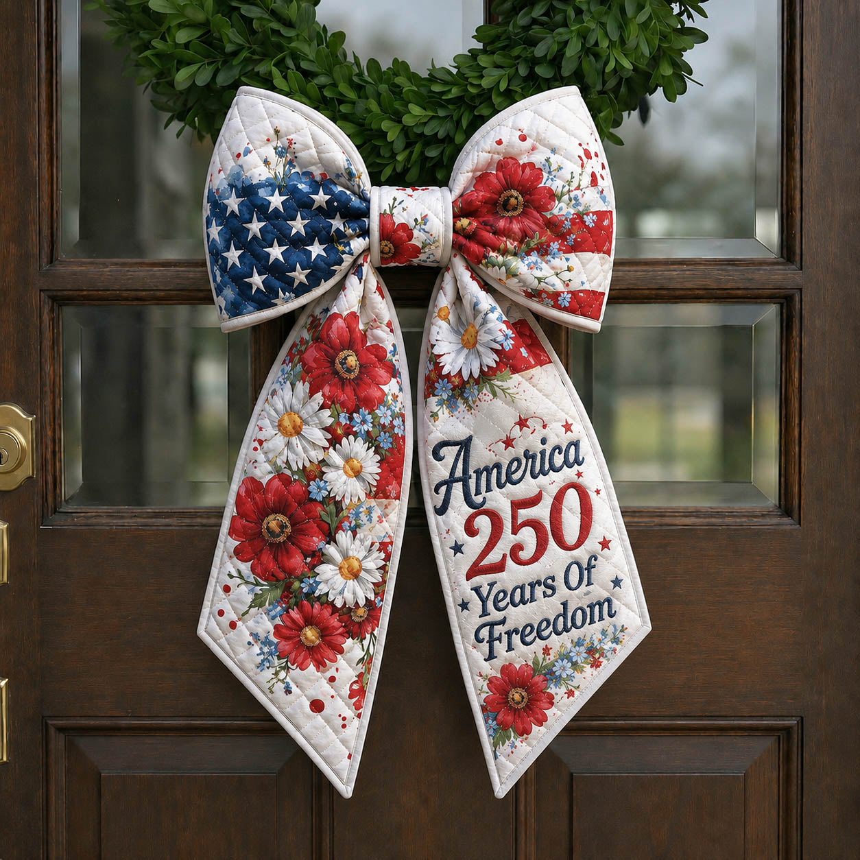 America 250 Quilted Wreath Sash GFTOLAN586
