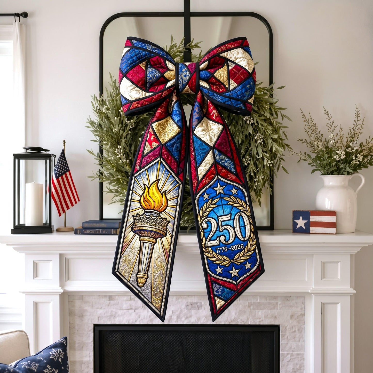 Freedom Glory Quilted Wreath Sash GFTOMA12228