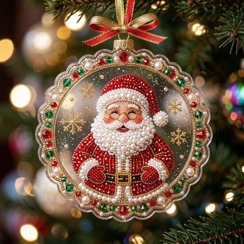 Christmas Sparkle Christmas Mica Ornament GFTONMU2171
