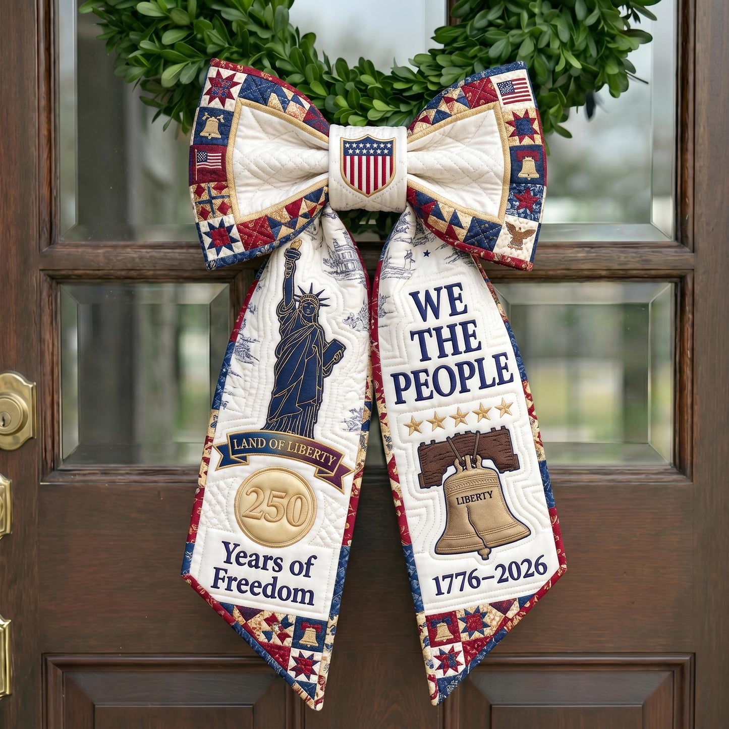 American Pride Quilted Wreath Sash GFTONMU709