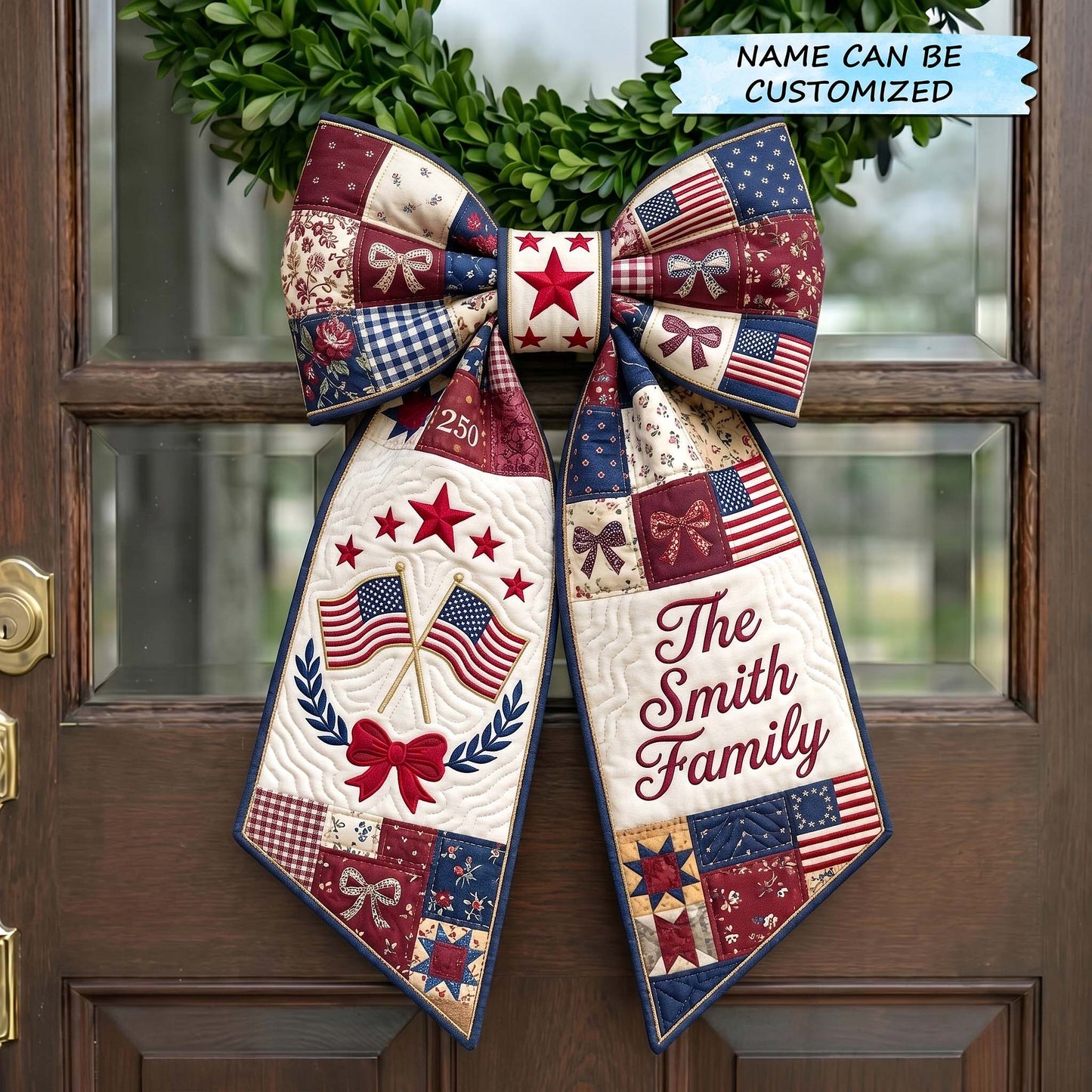 Freedom Heritage Quilted Wreath Sash QTCUZ GFTOTP19652