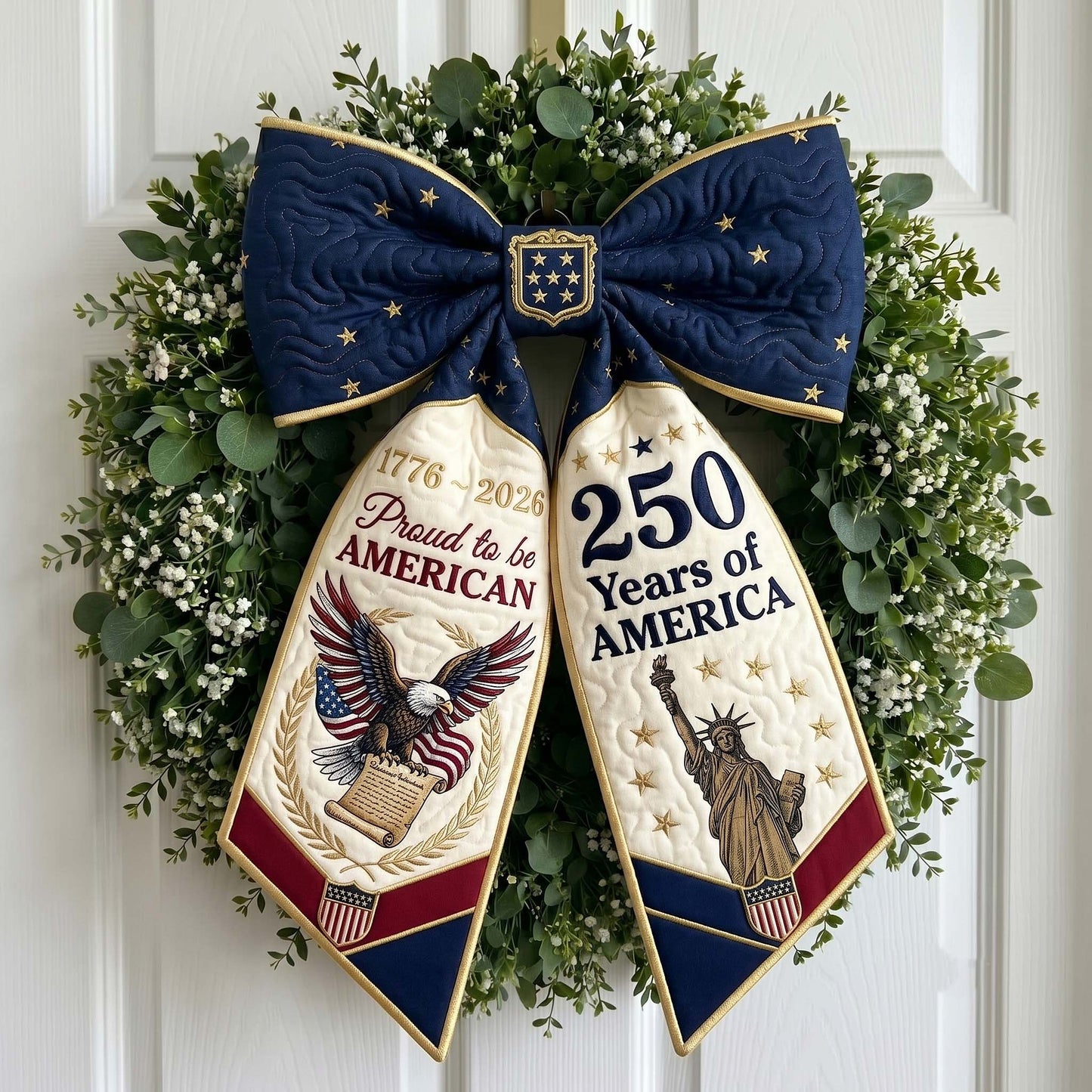 Independence Spirit Quilted Wreath Sash GFTOTP19658