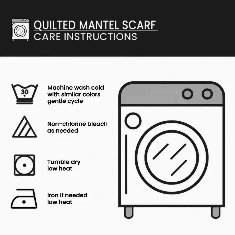 Victorian Christmas Tree Garland Quilted Mantel Scarf GFTOPND3587