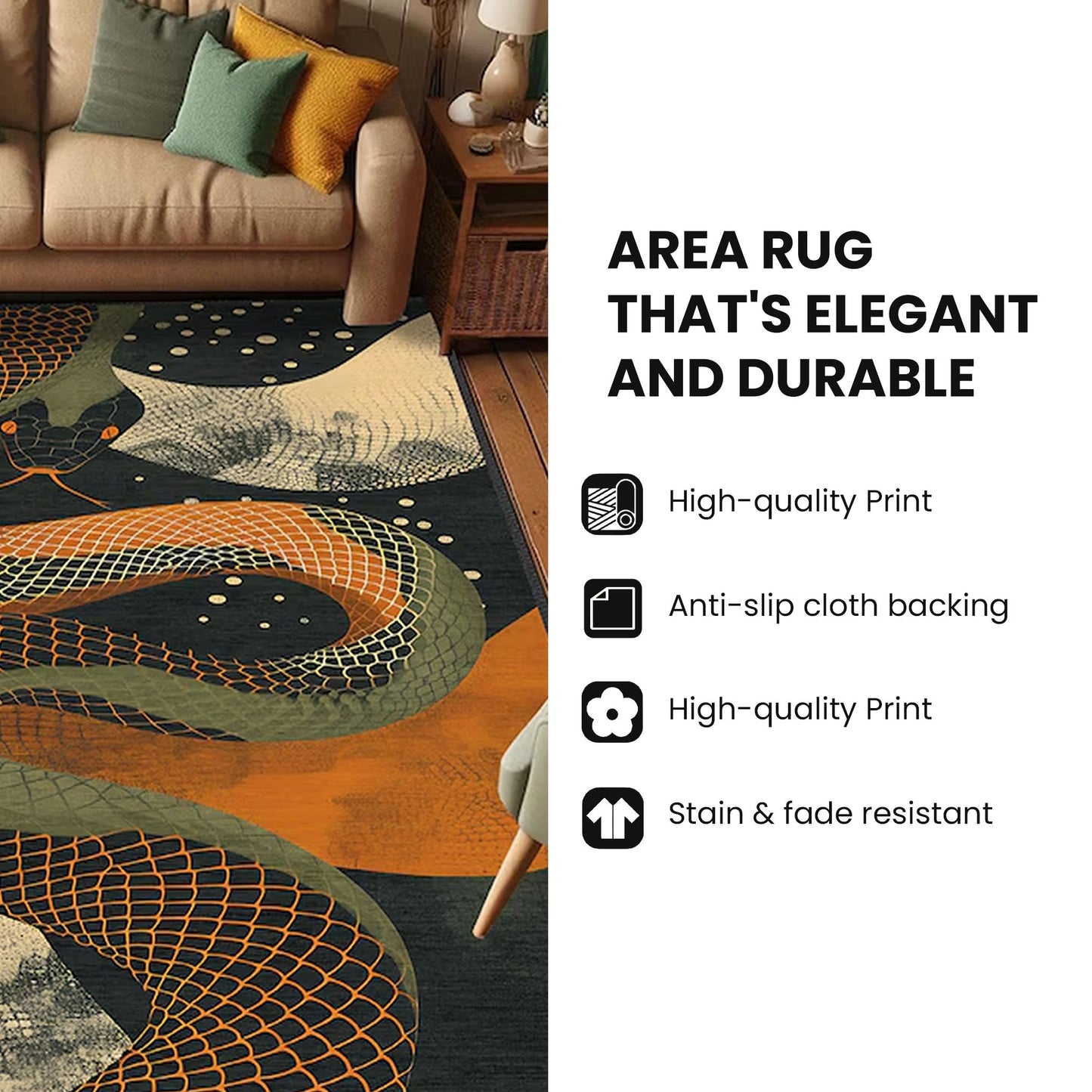 Peacock Area Rug GFTOMA8477