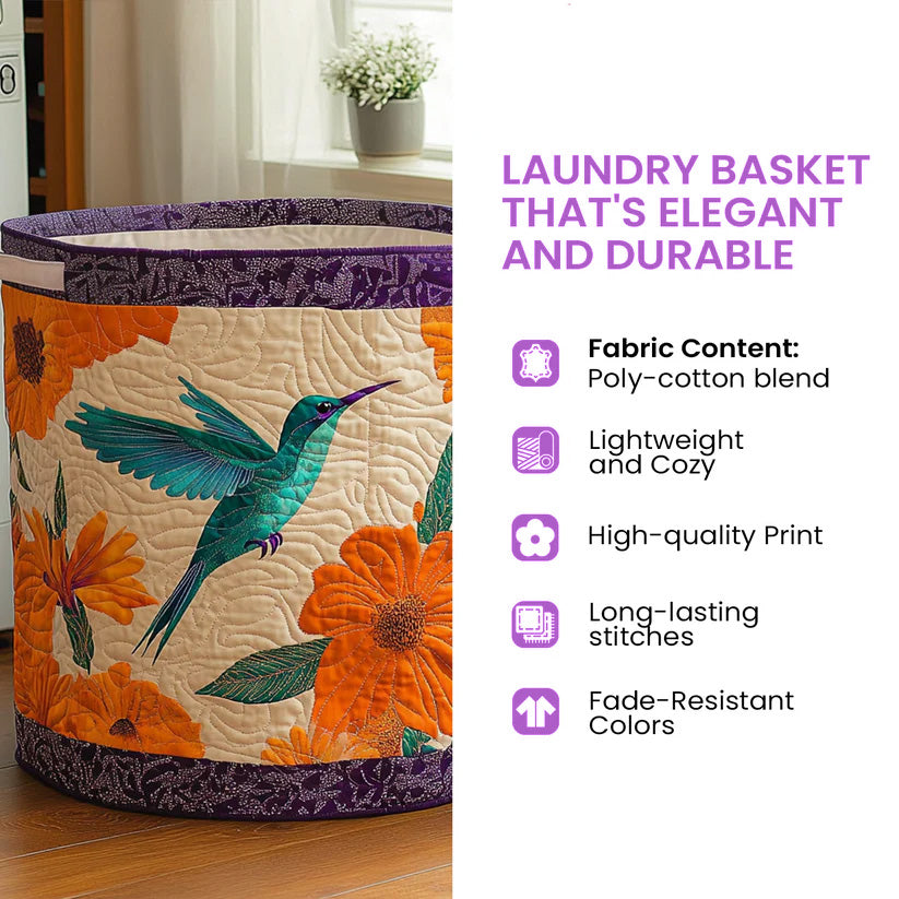 Highland Cow Quilted Laundry Basket GFTOTP12100