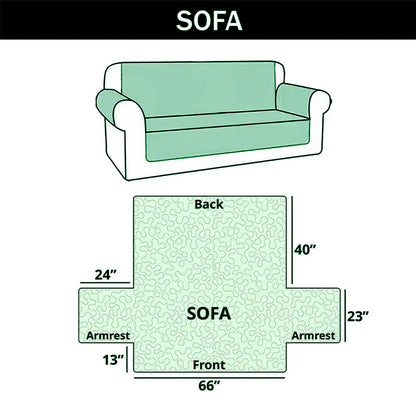 Western Gallop Quilted Sofa Cover GFTOQM2797