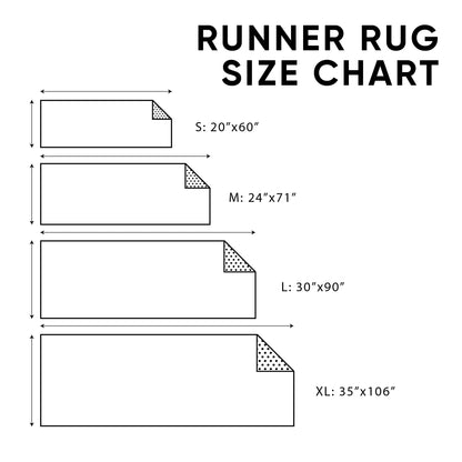 Water Cilff Runner Rug GFTONT4155