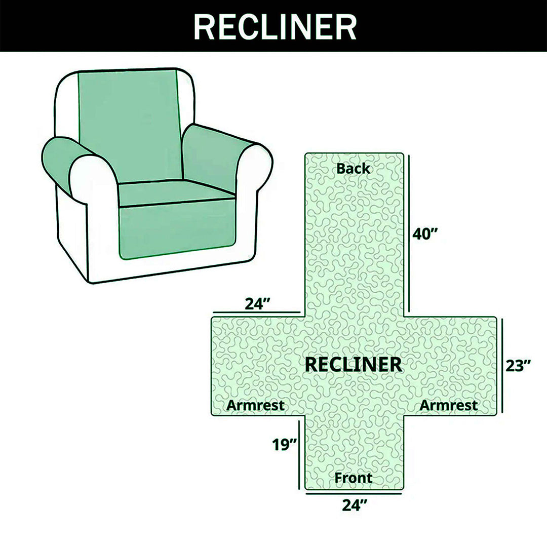 Santa Retriever Quilted Sofa Cover GFTOQM326