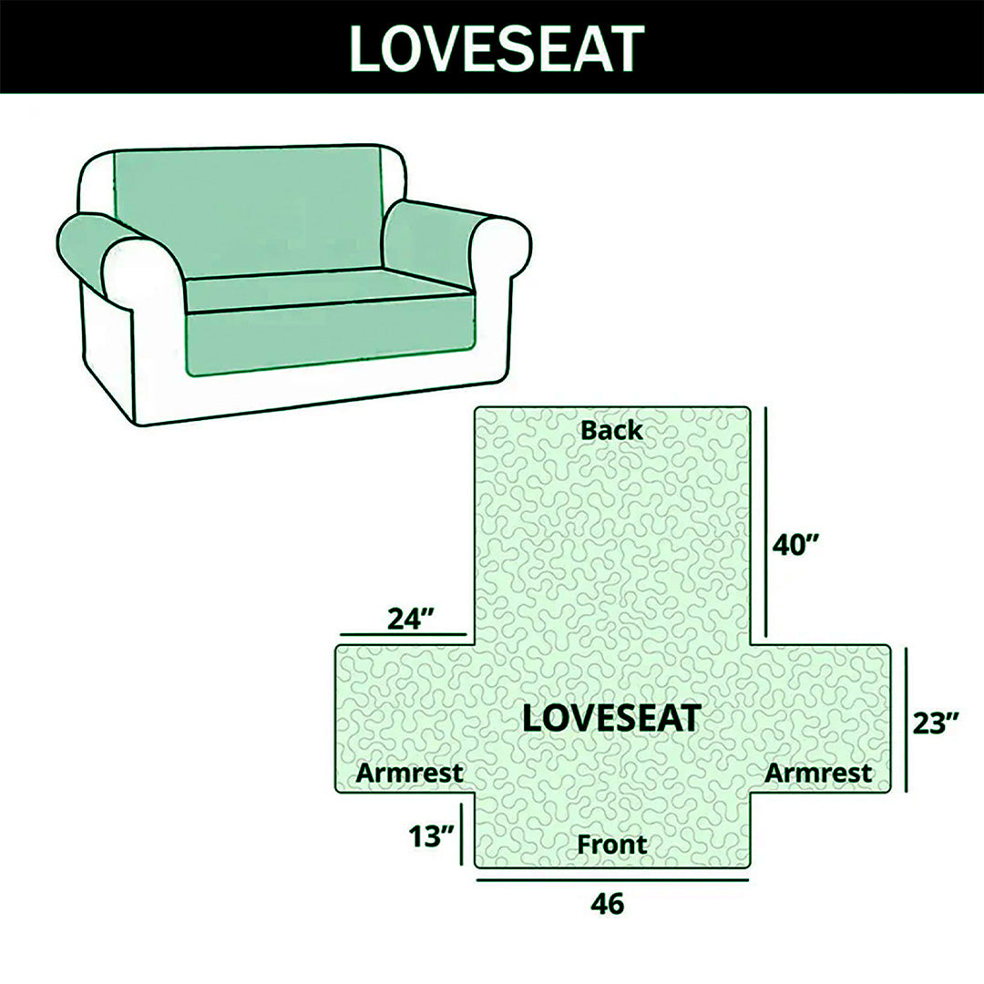 Heritage Glow Quilted Sofa Cover GFTOTP13952