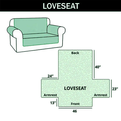 Heritage Glow Quilted Sofa Cover GFTOTP13952