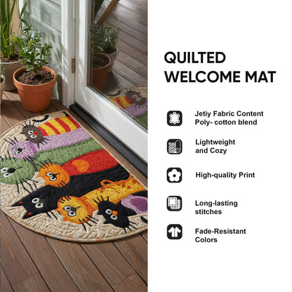 Coastal Turtles Quilted Welcome Mat GFTOQM2694