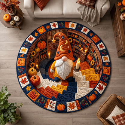 Fall Gnome Quilted Round Mat GFTOTP21280