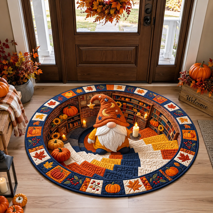 Fall Gnome Quilted Round Mat GFTOTP21280