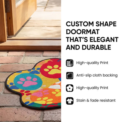 Barn Sheep Scene Custom Shape Doormat GFTOHD15046