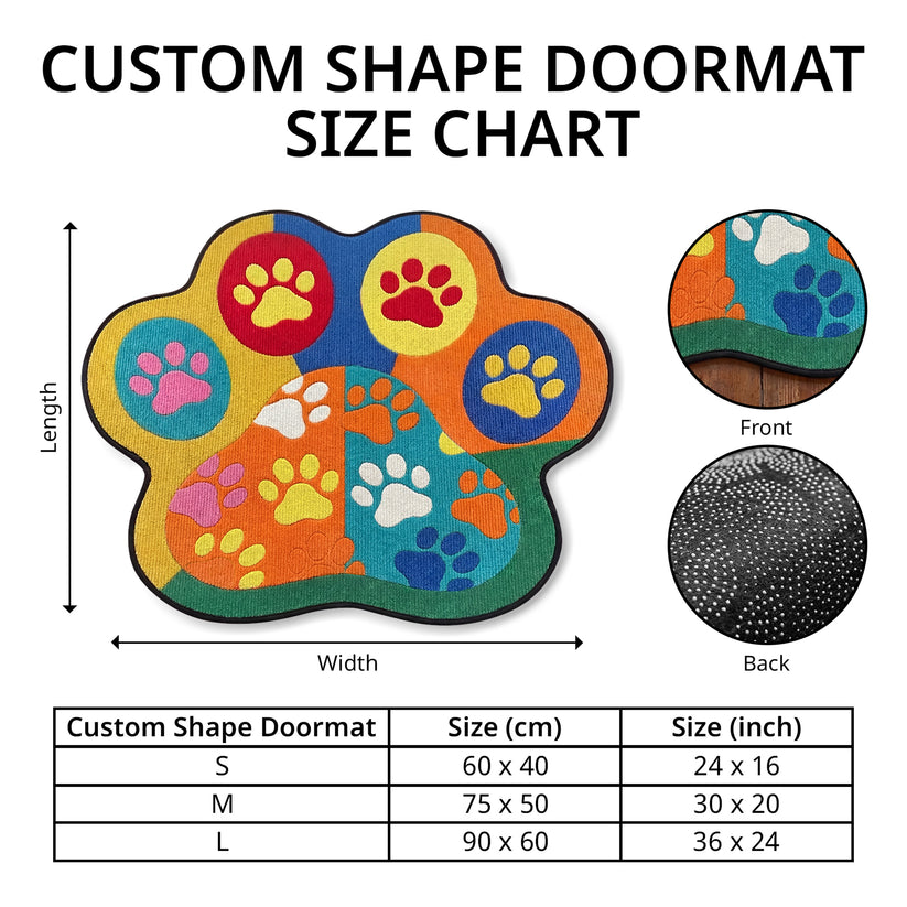 Barn Sheep Scene Custom Shape Doormat GFTOHD15046
