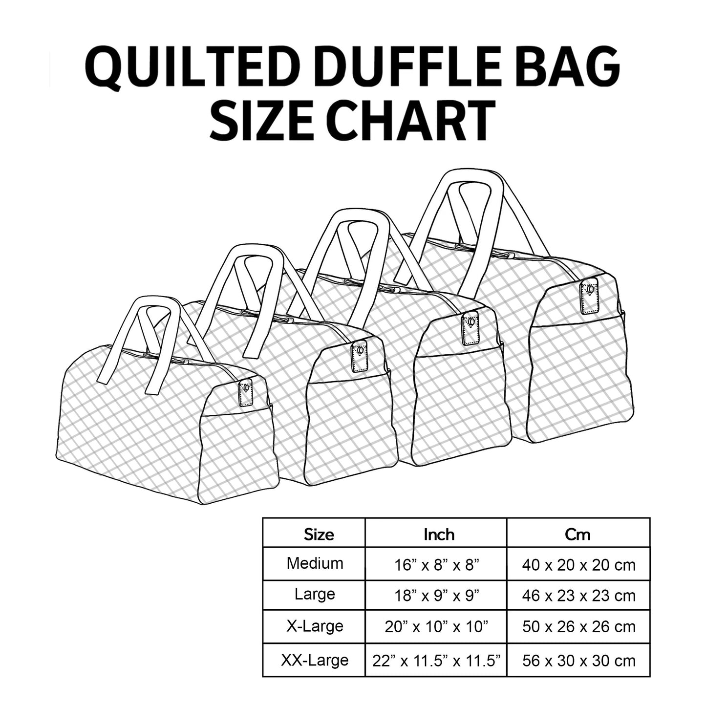 Campus Roadtrip Quilted Duffle Bag GFTOHNL323