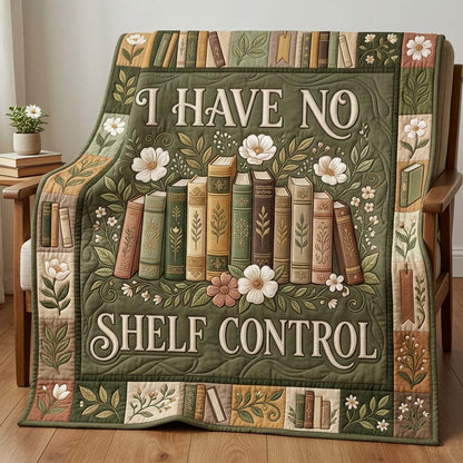 Shelf Control Blooms Quilted Blanket GDTONTD1011
