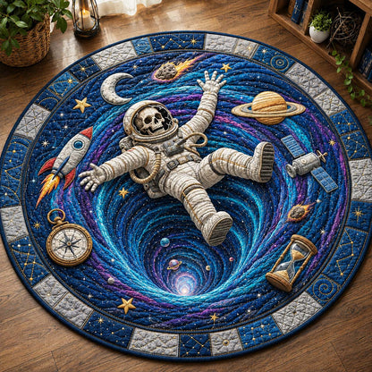 Cosmic Skeleton Fall Qulited Round Mat GDTONTD1056
