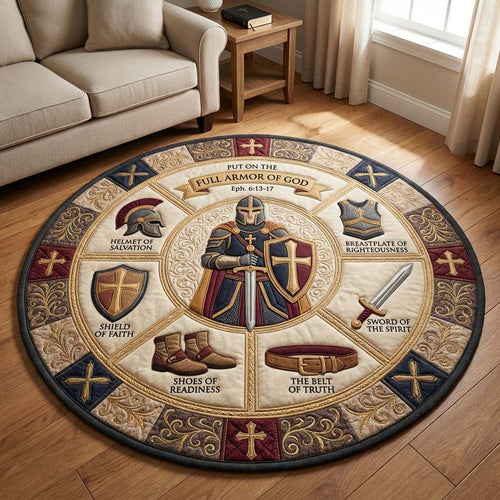 Knight Of Faith Qulited Round Mat GDTONTD1080