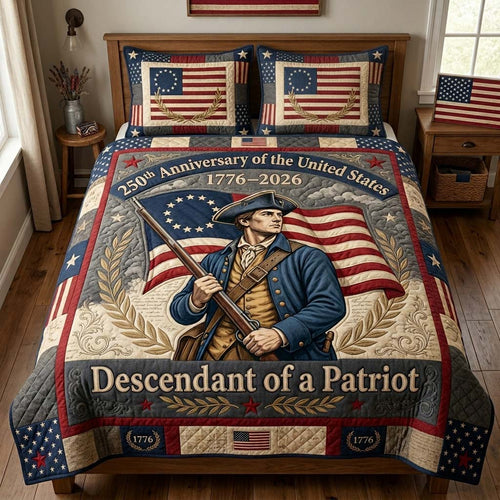 Heritage Guard 3-Piece Quilted Bedding Set GDTONTD109