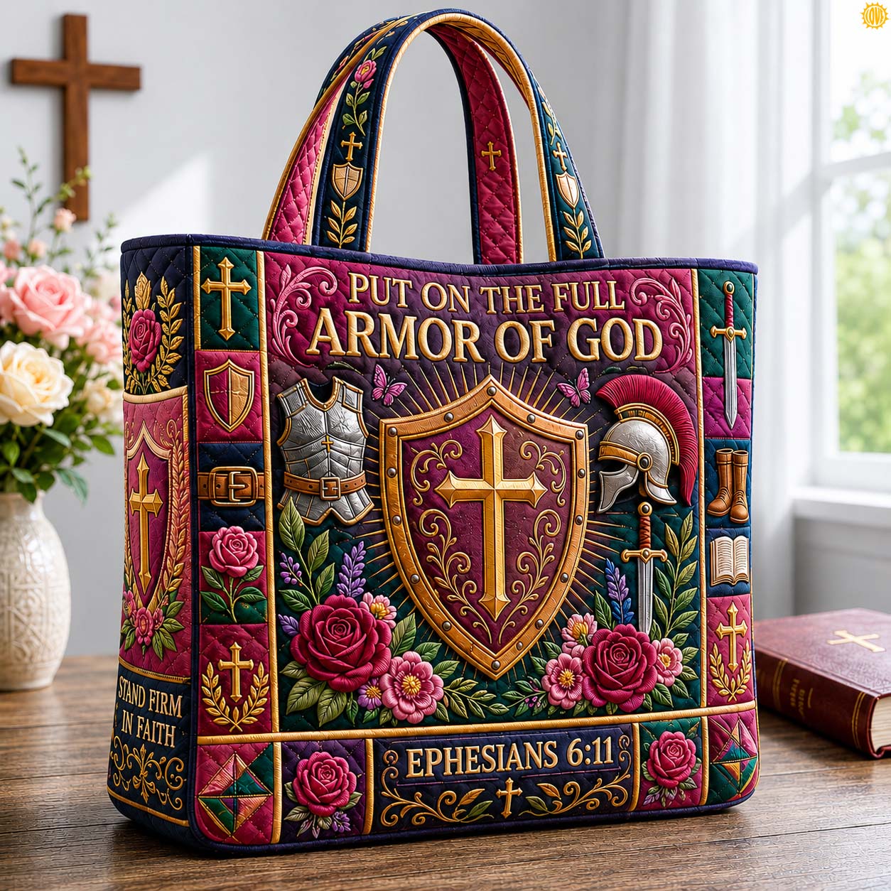 Blush Armor Grace Quilted Tote Bag GDTONTD1150