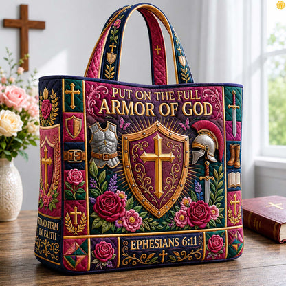 Blush Armor Grace Quilted Tote Bag GDTONTD1150