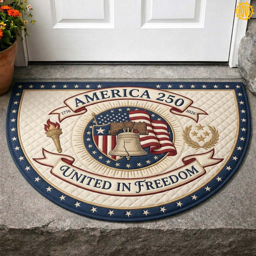 Freedom Emblem Quilted Welcome Mat GDTONTD120