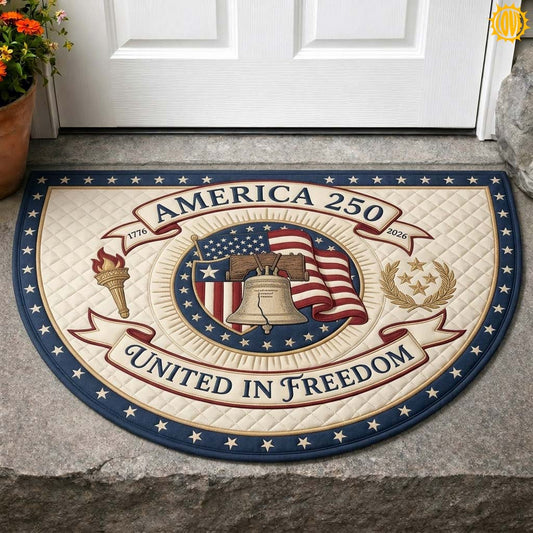 Freedom Emblem Quilted Welcome Mat GDTONTD120