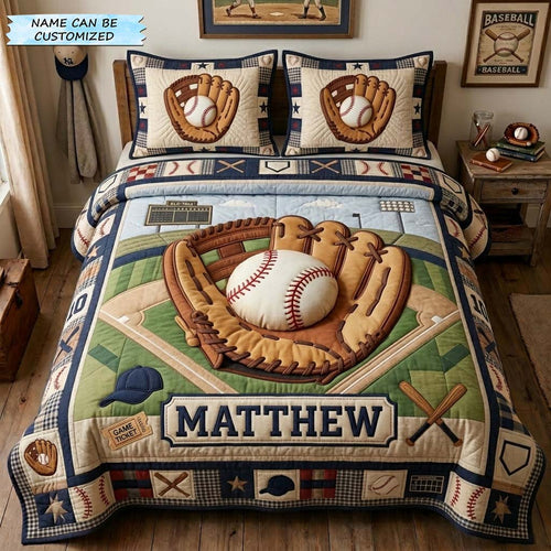 Glove Hero 3-Piece Quilted Bedding Set QTCUZ GDTONTD1242