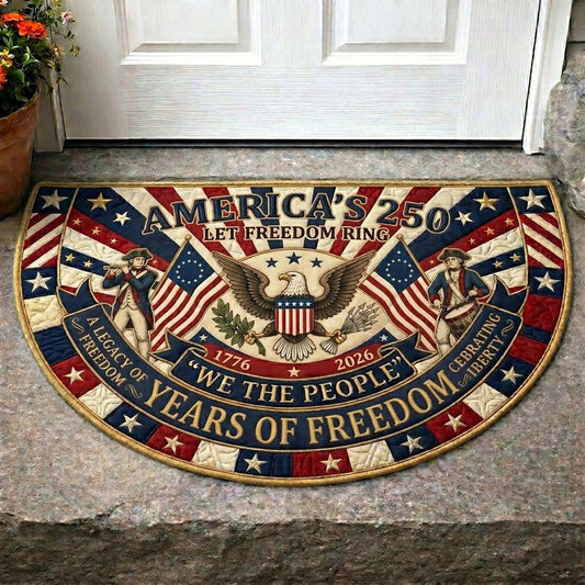 Freedom Anthem Quilted Welcome Mat GDTONTD125