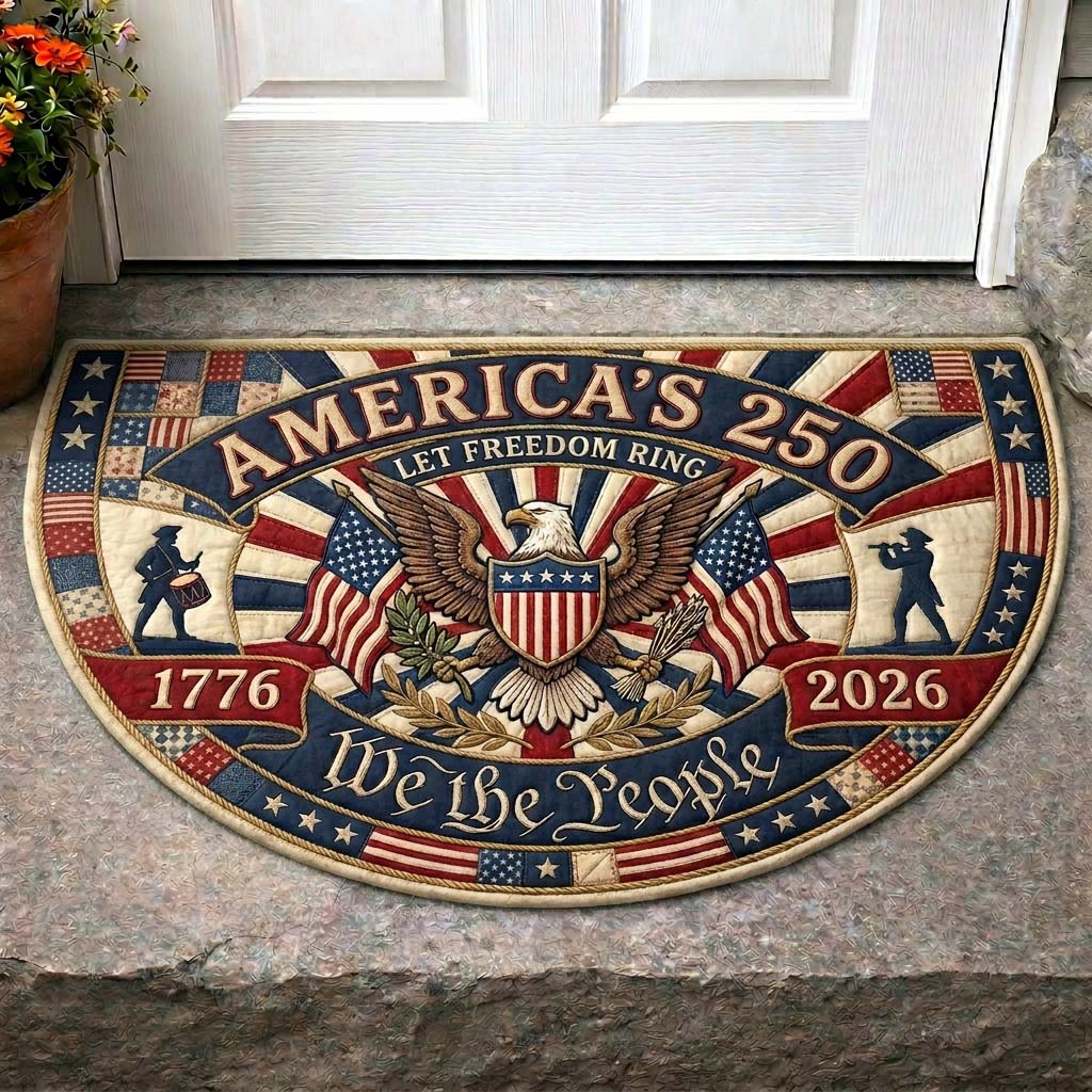 Liberty Banner Quilted Welcome Mat GDTONTD126