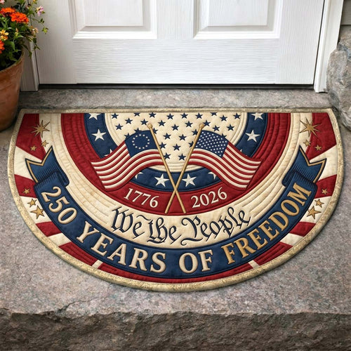 Patriot Flags Quilted Welcome Mat GDTONTD127