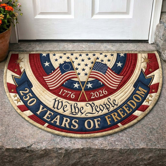 Patriot Flags Quilted Welcome Mat GDTONTD127