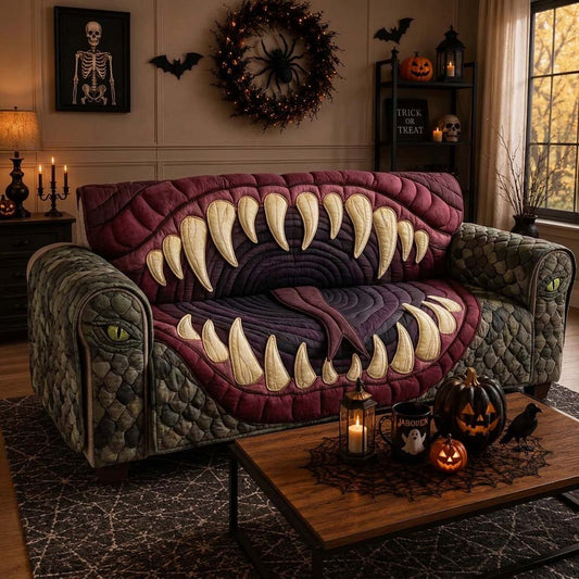 Serpent Fang Throne Quilted Sofa Cover GDTONTD1288