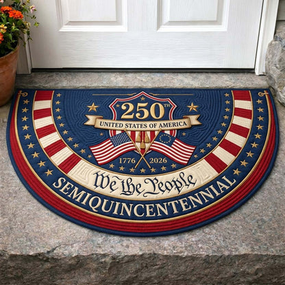 Patriot Semiquincentennial Quilted Welcome Mat GDTONTD129