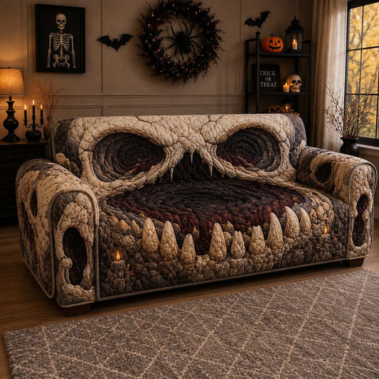 Skull Cave Quilted Sofa Cover GDTONTD1292