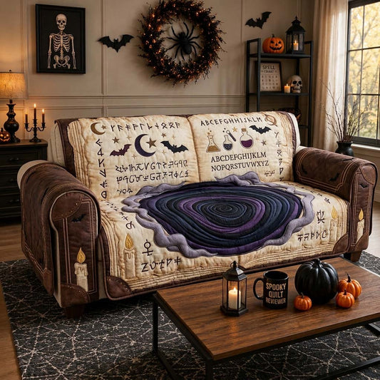 Spellbook Portal Sofa Quilted Sofa Cover GDTONTD1295