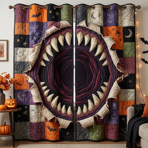 Monster Mouth Portal Quilted Curtains GDTONTD1348