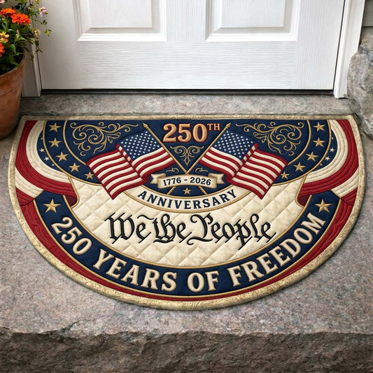 Anniversary Patriots Quilted Welcome Mat GDTONTD135
