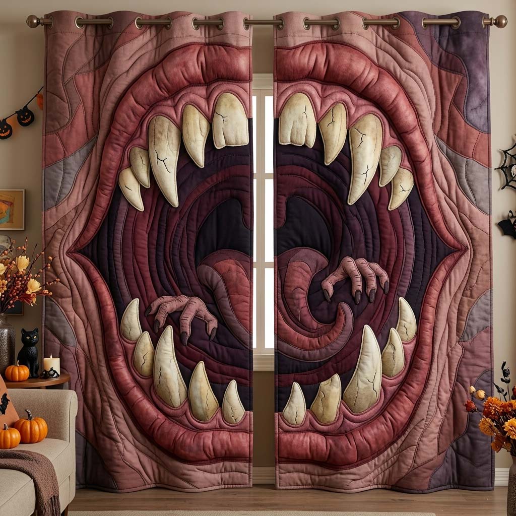 Flesh Portal Beast Quilted Curtains GDTONTD1352
