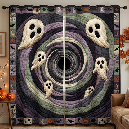 Ghost Spiral Portal Quilted Curtains GDTONTD1355