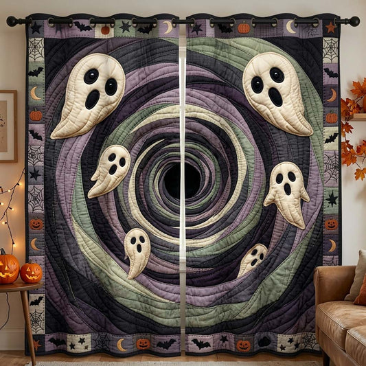 Ghost Spiral Portal Quilted Curtains GDTONTD1355